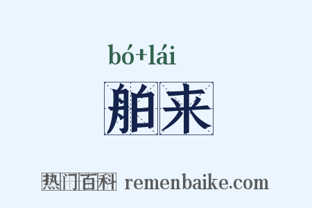 舶来是什么意思的图片